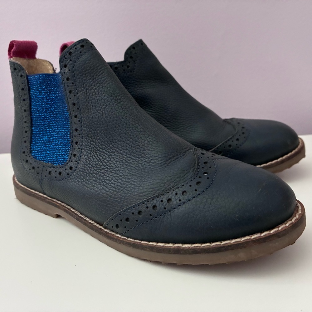Mini Boden Size 32 Leather Chelsea Boots - Picture 5 of 15
